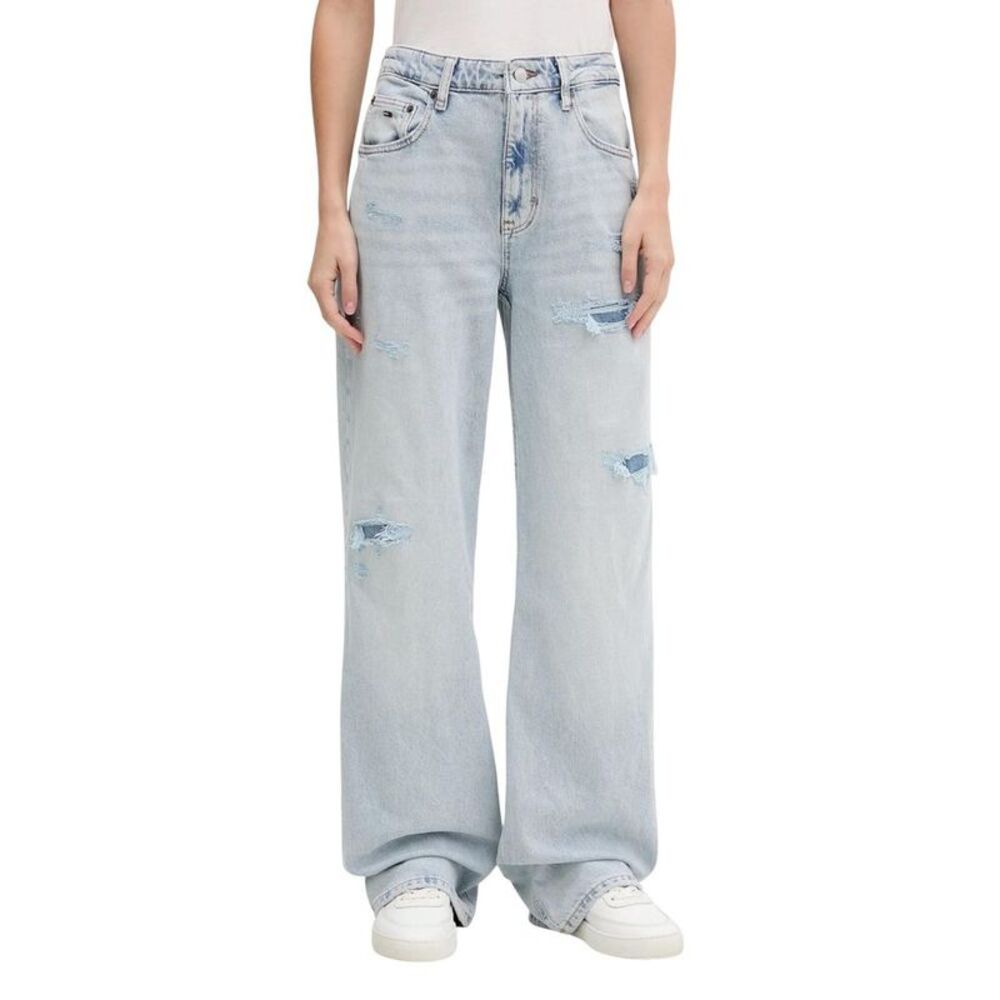 Tommy Hilfiger Jeans Light Blue Recycled Cotton Mom Women's Jeans